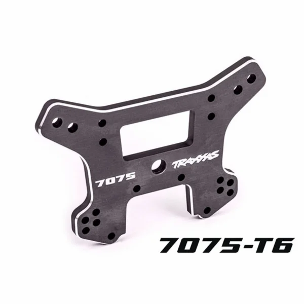Traxxas Shock tower, front, 7075-T6 aluminium (dark titanium-anodised) (fits Sledge)