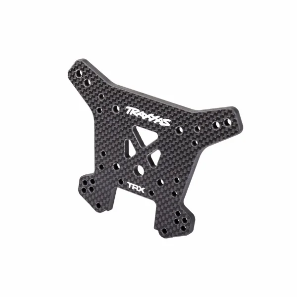 Traxxas Shock tower, rear, 5mm (carbon fibre) (fits Sledge)