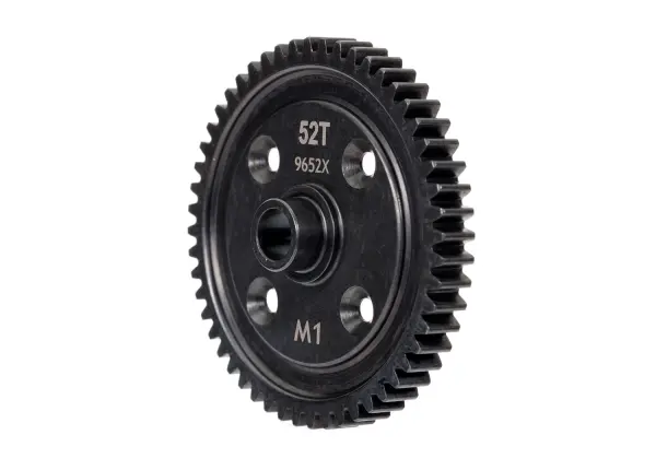 Traxxas Spur gear, 52-tooth, machined steel (1.0 metric pitch) — image 2 of 2