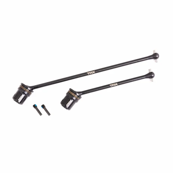 Traxxas Driveshafts, center, assembled (steel constant-velocity), front (1)/ rear (1) (fits Sledge)