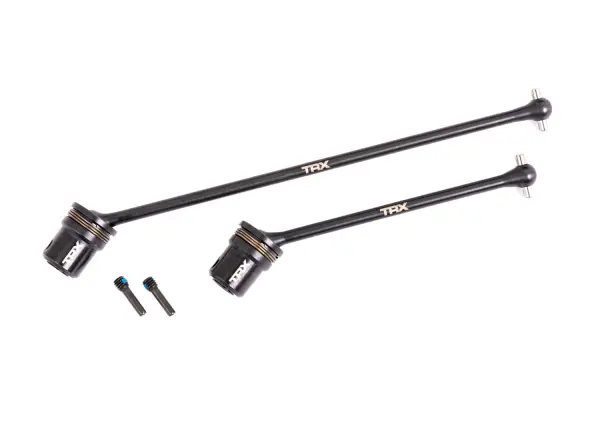 Traxxas Driveshafts, center, assembled (steel constant-velocity), front (1)/ rear (1) (fits Sledge) &mdash; image 2 of 2