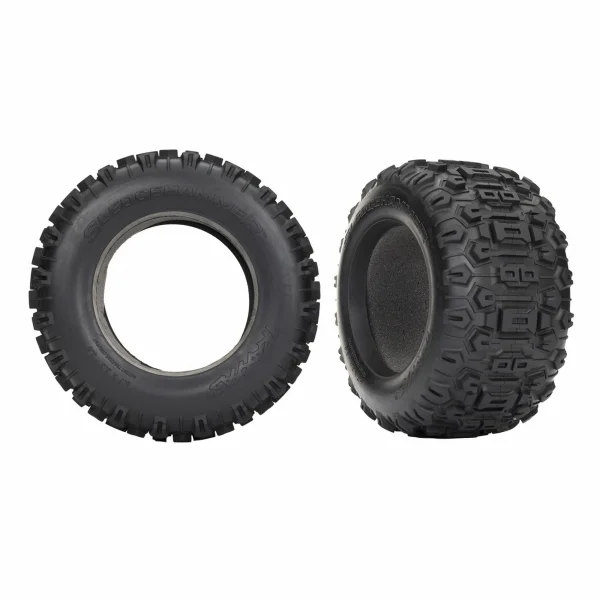 Traxxas Tyres, Sledgehammer (2) / foam inserts (2) ** CLEARANCE **