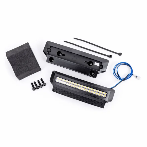 Traxxas Bumper, front (body) (with LED lights)/ bumper mount (fits 9511 body)