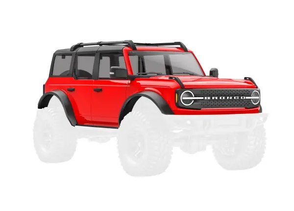 Traxxas TRX-4m Ford Bronco 2021 Complete Bodyshell - Painted Red — image 2 of 2