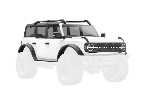 Traxxas TRX-4m Ford Bronco 2021 Complete Bodyshell - Painted White — image 2 of 2