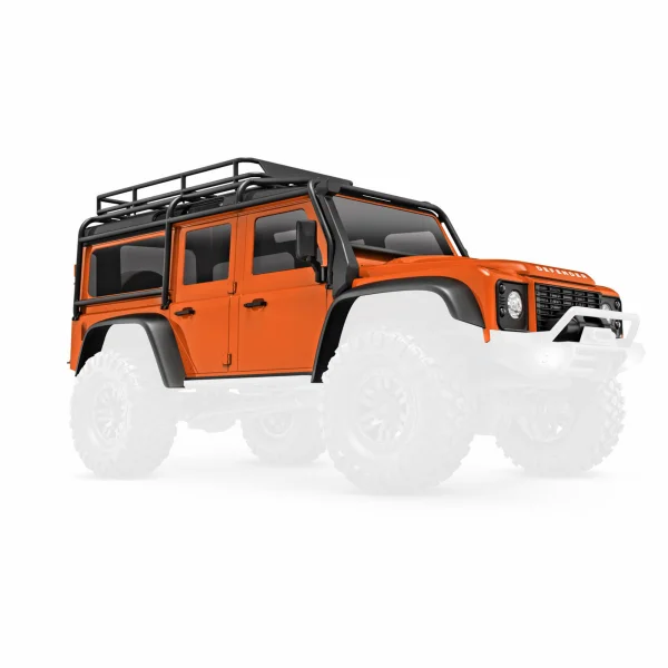 Traxxas TRX-4m Land Rover Defender Complete Bodyshell - Painted Orange