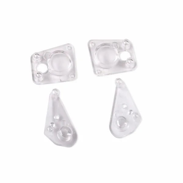 Traxxas Lenses, headlight (2), tail light (2) (fits 9710 body) ** CLEARANCE **