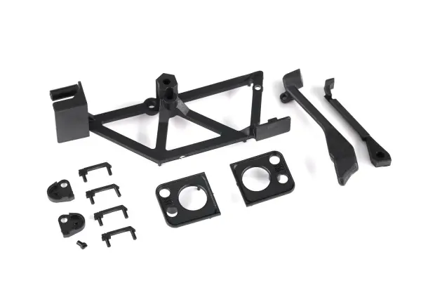Traxxas Door handles (4)/ light mounts, front (left + right)/ light retainers, front bumper (left + right)/ fuel cap/ snorkel/ spare tire mount (fits 9712 body) — image 2 of 2