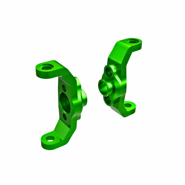 Traxxas Caster blocks, 6061-T6 aluminium (green-anodised) (left + right)