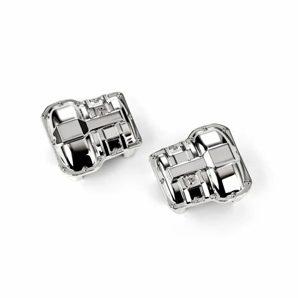 Traxxas Bright Chrome Axle Covers (F+R)