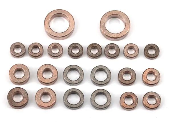 Traxxas Bushing set, complete (3x6x2.5mm (8), 5x8x2.5mm (4), 4x8x3mm (4), 8x12x3.5mm (2), 3.5x7x2.5mm (4) &mdash; image 2 of 2