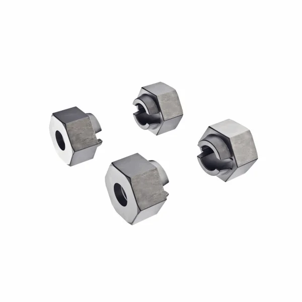 Traxxas Wheel hubs, 7mm hex (steel) (4)/ axle pins (4)