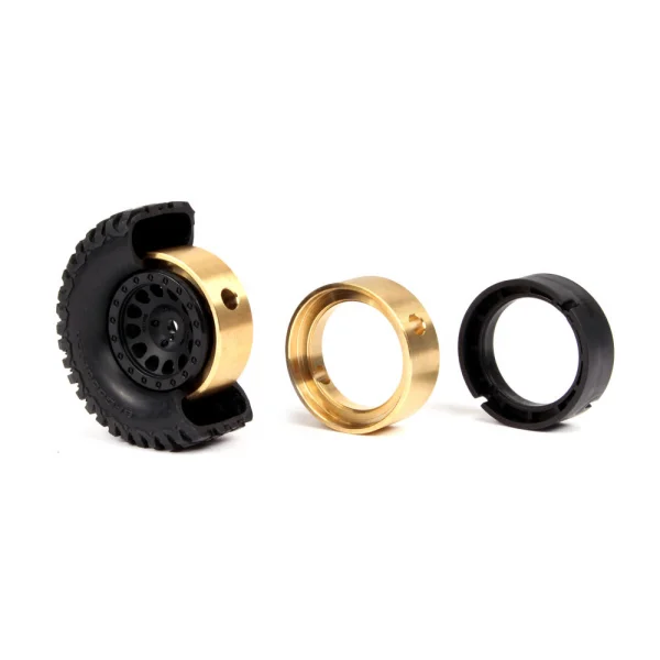 Traxxas Wheel weights, brass (31 grams each) (2) (fits 9781 series wheels) ** CLEARANCE **
