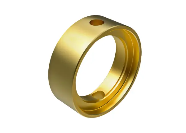 Traxxas Wheel weights, brass (31 grams each) (2) (fits 9781 series wheels) &mdash; image 3 of 3
