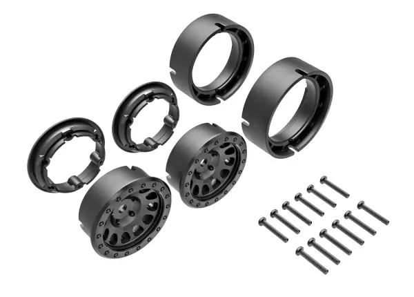 Traxxas Wheels, Method 105 1.0, (black, beadlock) (2) — image 2 of 2