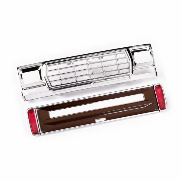 Traxxas Front grille/ tailgate panel (brown)/ LED lenses (rear, left + right) (fits 9812 body)