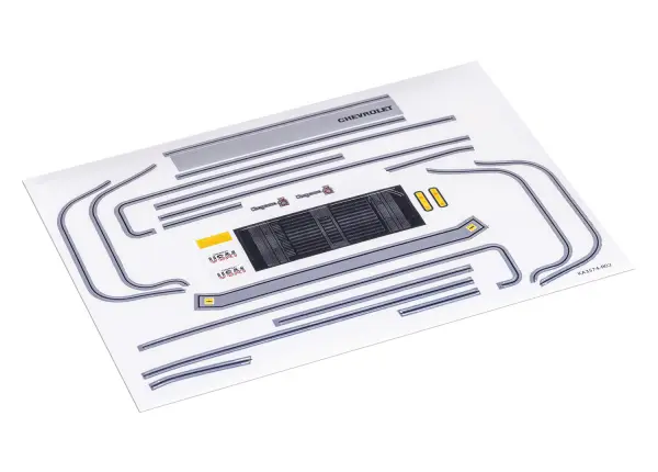 Traxxas Decal sheet, 1:18 scale TRX-4M Chevrolet K10 Truck (1979) — image 2 of 2