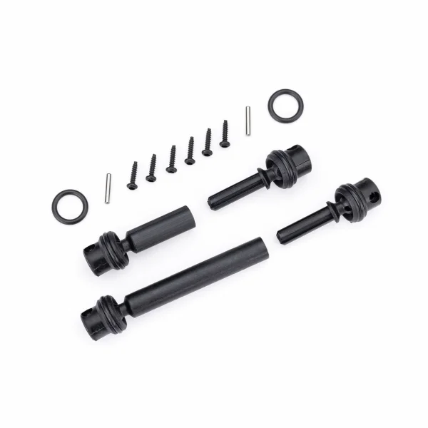 Traxxas Driveshafts, center, assembled (front + rear) (fits 1:18 scale vehicles with long wheelbase)
