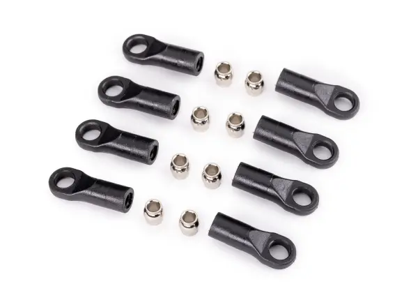 Traxxas Rod ends, long (8)/ hollow balls, steel (8) (for 1:18 scale TRX-4M vehicle accessory suspension links) — image 2 of 2