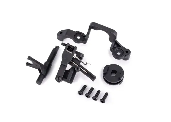 Traxxas Two speed shift assembly/ shift dog/ shift fork/ transmission mount/ 2x6mm BCS (4) (for 9891 transmission) &mdash; image 2 of 2