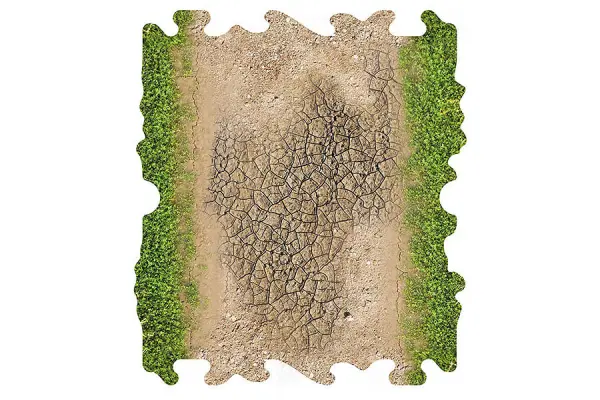 ToysWD 2 X Dirt And Grass Half Straights For 1/24 RC Crawler — image 3 of 3