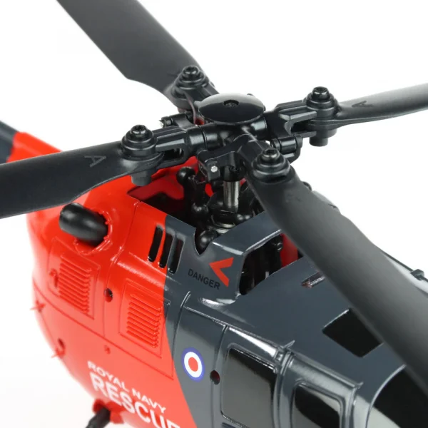 Twister BO-105 Scale 250 Flybarless Helicopter - Grey/Red