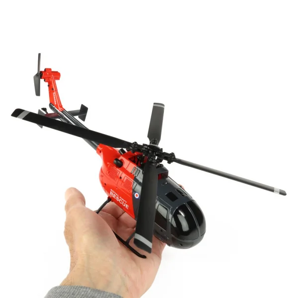 Twister BO-105 Scale 250 Flybarless Helicopter - Grey/Red