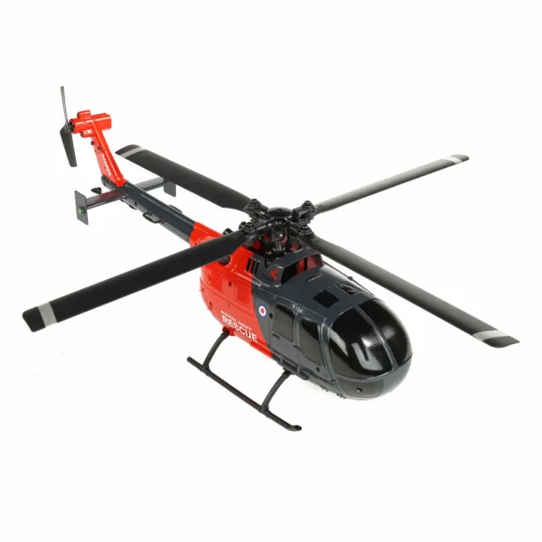 Twister BO-105 Scale 250 Flybarless Helicopter - Grey/Red