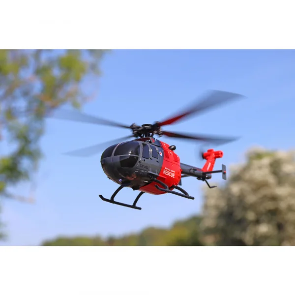 Twister BO-105 Scale 250 Flybarless Helicopter - Grey/Red