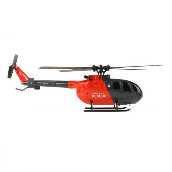 Twister BO-105 Scale 250 Flybarless Helicopter - Grey/Red