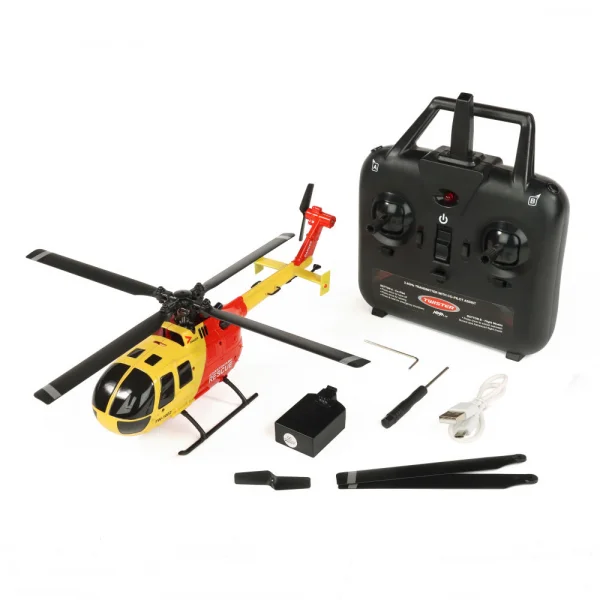 Twister BO-105 Scale 250 Flybarless Helicopter - Yellow