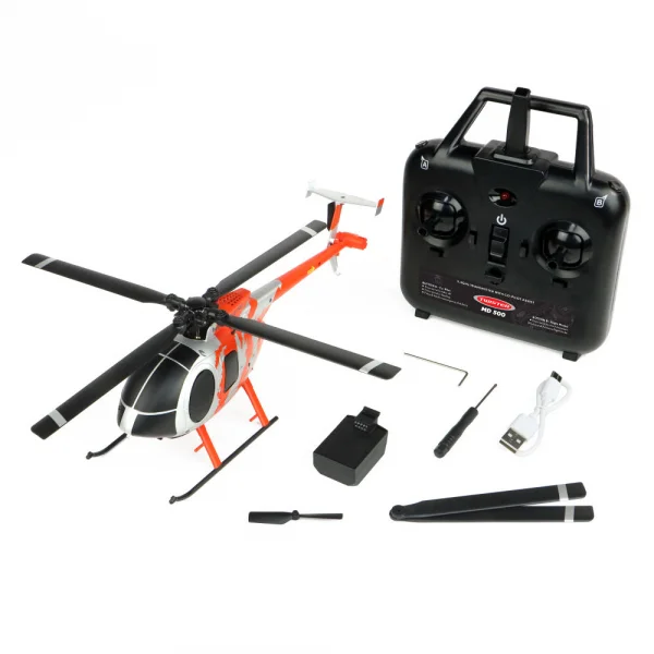 Twister MD 500 Scale 250 Flybarless Helicopter - Red