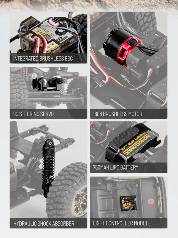 UDI UCX18 Toyota Prado 1:18 RTR Brushless — image 18 of 19