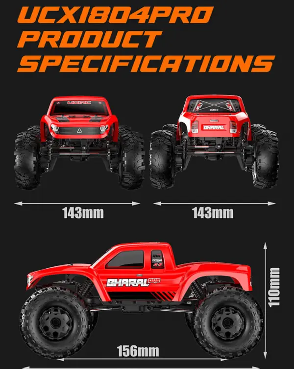 UDI UCX18 Pro Bharal 1:18 Brushless — image 9 of 13