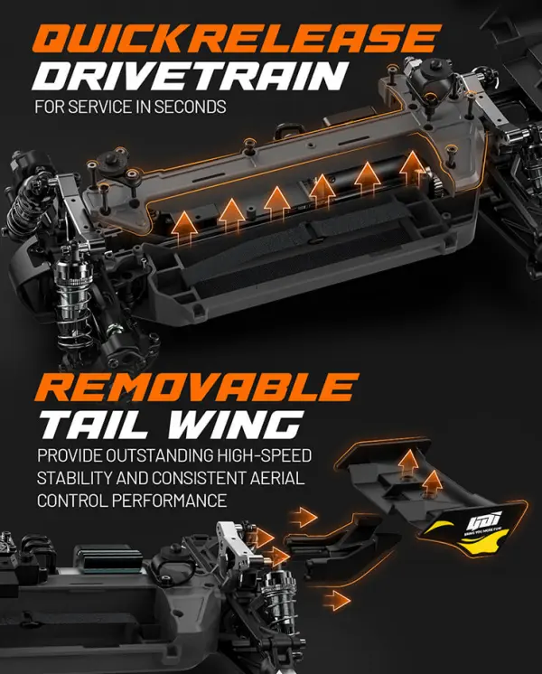 UDI RC 1:12 Gleam 4WD Buggy Brushless — image 9 of 29