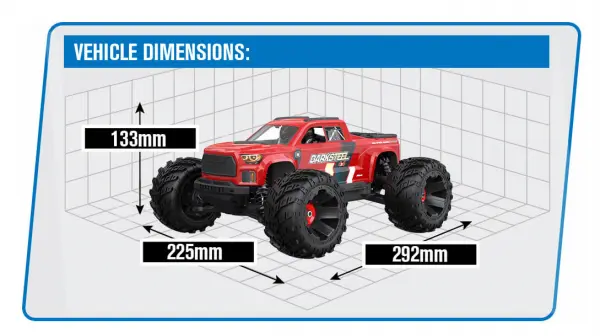 UDI Snowclaw MT Brushless Pro Red - RTR &mdash; image 10 of 14