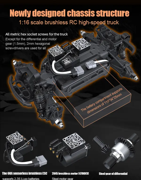 UDI Snowclaw MT Brushless Pro Plus - RTR — image 7 of 15
