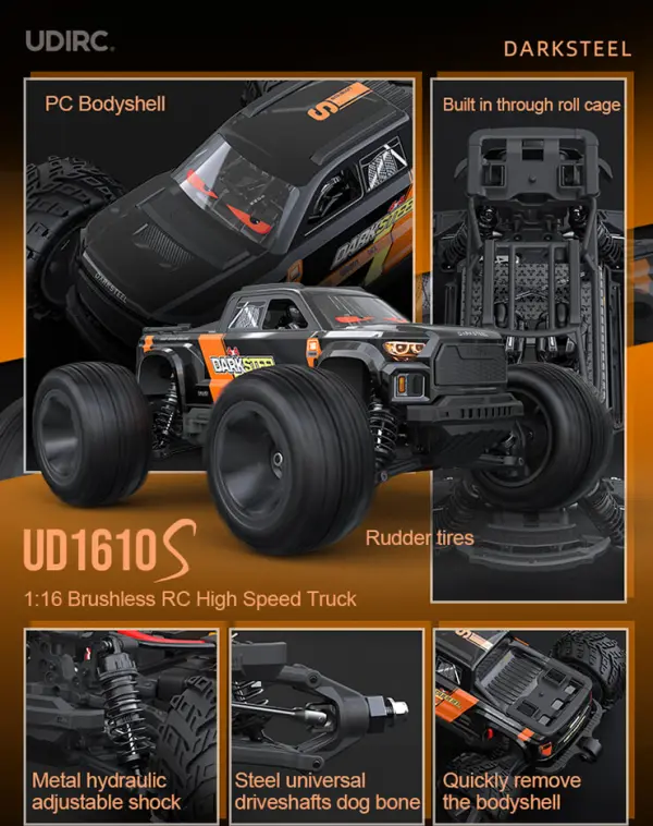 UDI Snowclaw MT Brushless Pro Plus - RTR — image 8 of 15