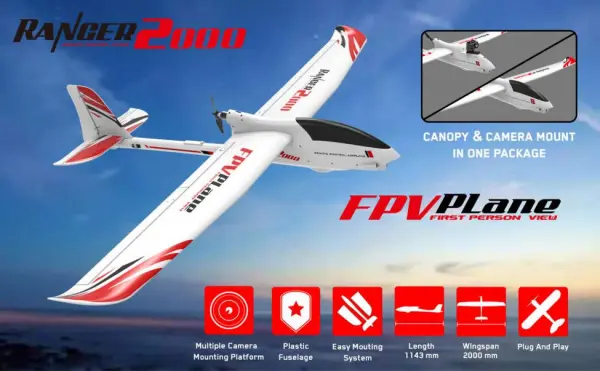 Volantex Ranger 2000mm ABS Glider - ARTF — image 8 of 9