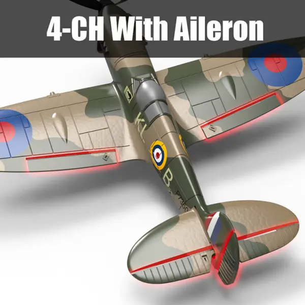 Volantex Spitfire Mk IX 400 RTF - With Flight Stabilization — image 20 of 20