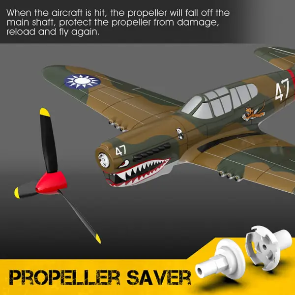 Volantex P40 Warhawk 400mm With Gyro - RTF — image 8 of 20