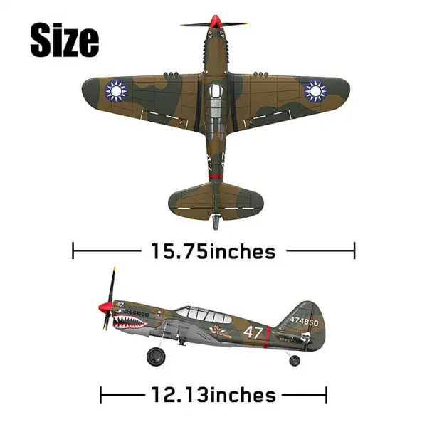 Volantex P40 Warhawk 400mm With Gyro - RTF — image 20 of 20