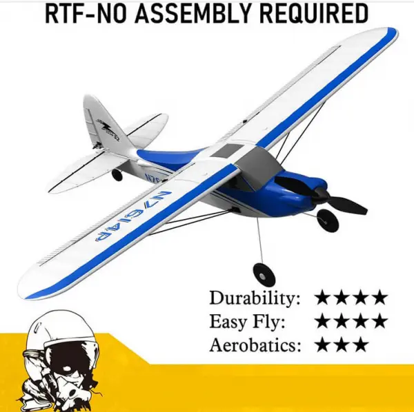 Volantex Sport Cub 500 Brushed RTF - Blue &mdash; image 7 of 7