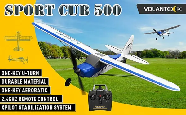 Volantex Sport Cub 500 Brushed RTF - Blue &mdash; image 4 of 7