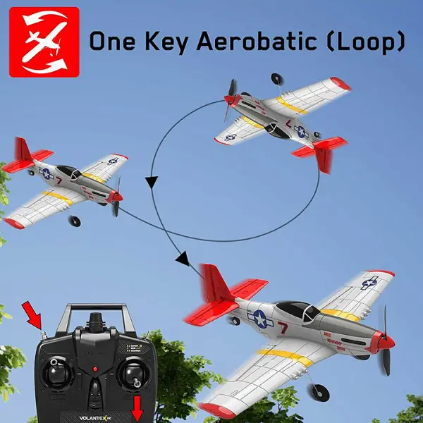 Volantex P-51D 400 Ultra Micro - RTF with Flight Stabilisation — image 20 of 20