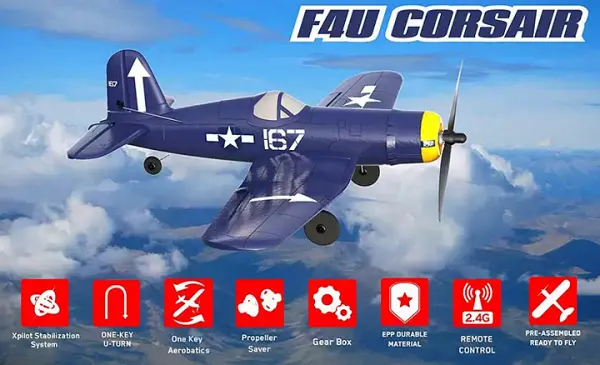 Volantex Sonik Corsair F4U - RTF With Gyro — image 8 of 19