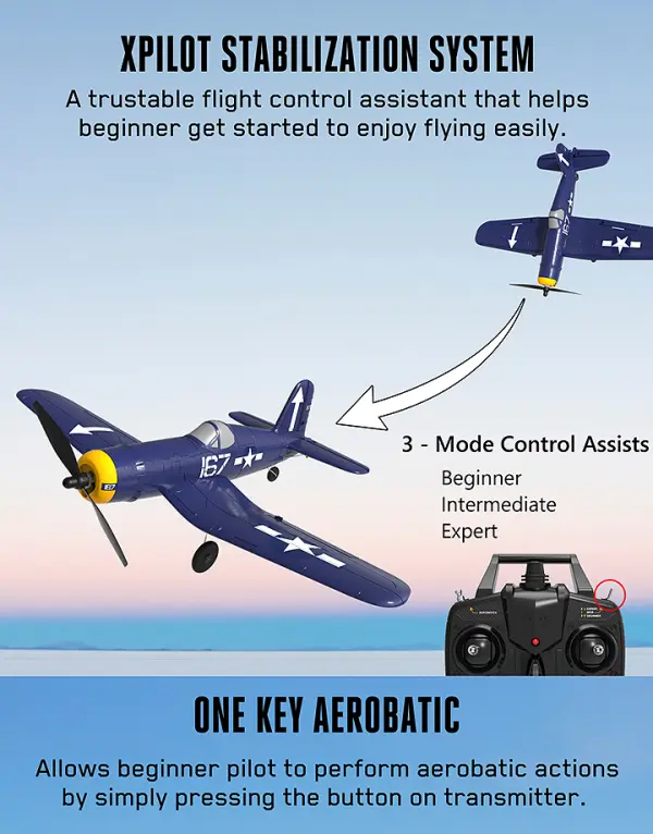 Volantex Sonik Corsair F4U - RTF With Gyro — image 6 of 19
