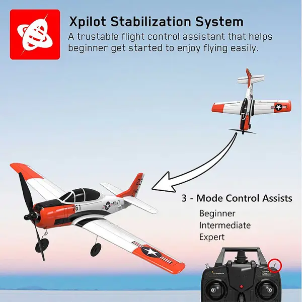 Volantex T-28 Trojan RTF With Stability System — image 3 of 19