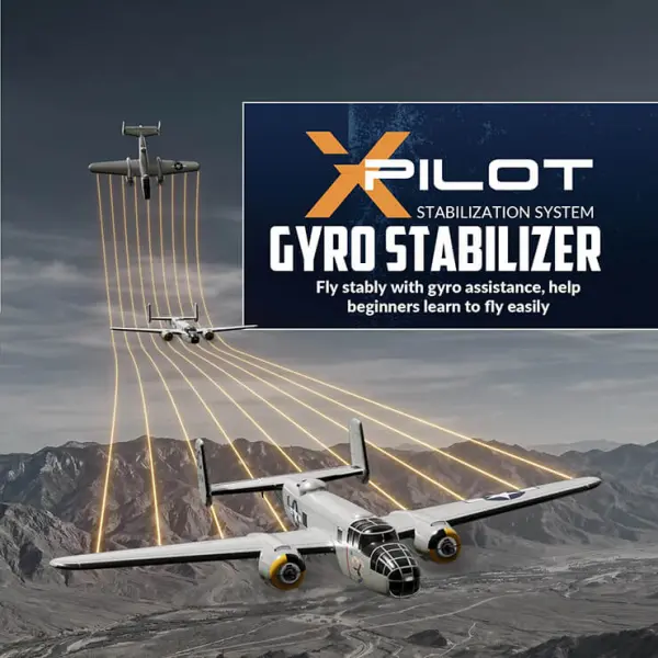 Volantex B25 Mitchell 400mm Twin Motor With Gyro RTF — image 13 of 15