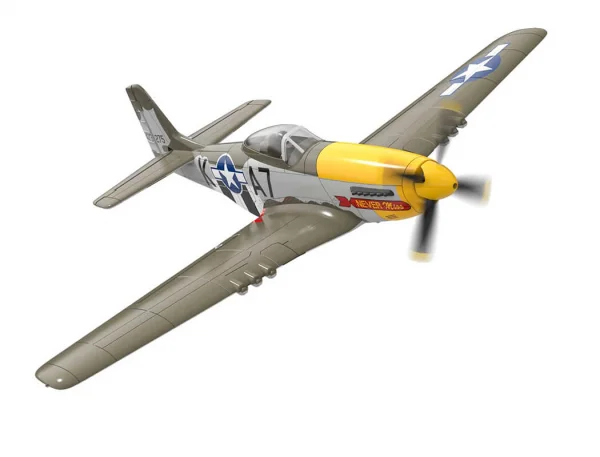 Volantex P-51D Mustang 500mm RTF With Gyro - Green
